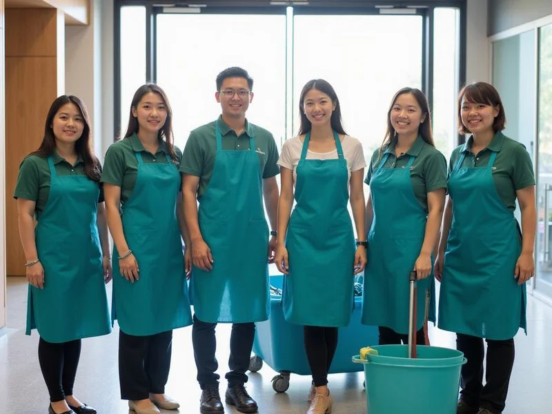 極淨居家清潔團隊合照